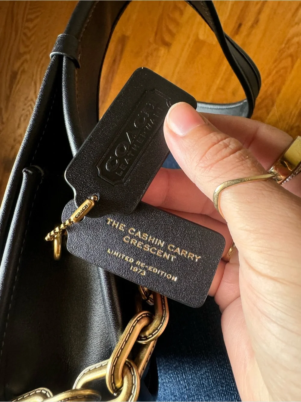 Coach cashin carry crescent bag